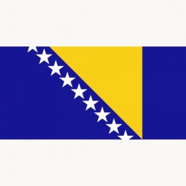 Fahne Flagge Bosnien-Herzegowina 30 x 45 cm