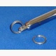 Rudergabel-Sicherung, Niro Federring, 1,3 mm Edelstahl, 16 mm, 2,5 Windungen