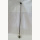 Flaggstock, Niro, ca. 51cm, gerade, abnehmbar mit Rändelschraube, mit Sockel für Motor-Spiegelhalterung