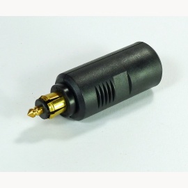Normstecker Adapterstecker 12 - 24V, max. 8A, auf Zigarettenanzünder-Buchse