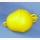 Auftriebskörper Boye aus PE, 250 mm Durchmesser, 390 mm Höhe, Auftrieb 9,5 kg, gelb, weiß,  od. orange