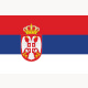 Flagge Serbien, 20 x 30 cm (Fahne)