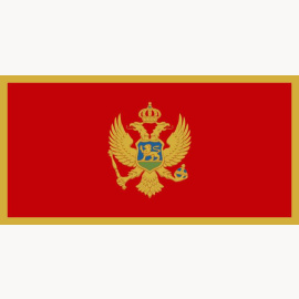 Flagge Montenegro, 20 x 30 cm (Fahne)