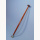 Flaggstock, Mahagoni, ca. 400 x 13 mm, schräg, abnehmbar, inkl. Sockel Messing verchromt