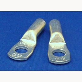 Kabelschuh, Kabelquetschhülse für Kabel bis 35mm2, Loch Bohrung 10,5 mm (M10)