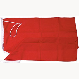 Notflagge, rot, ca. 60 x 60 cm