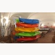 Kajak MOR-1 Rainbow, Sit-on-Top Einsitzer, Polyethylen, L 2,45 m, B 75 cm, H 40 cm, ca. 20 kg