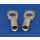 Kabelschuh, Kabelquetschh&uuml;lse f&uuml;r Kabel bis 25mm2, Loch Bohrung 10,5 mm (M10)